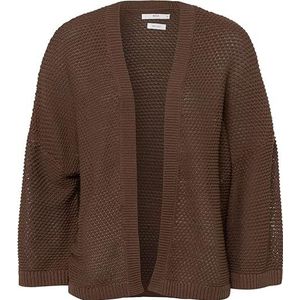 BRAX Dames stijl Alina Yarn Mix Fancy Structure pullover, Pecan, 36