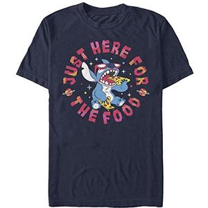 Disney Classics Lilo & Stitch - Stitch Pizza Unisex Crew neck T-Shirt Navy blue S