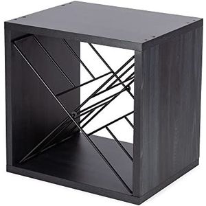 Compactor - Wijnrek - Zwart - 36,5 x 29 x 36,3 cm - Voor 12 flessen