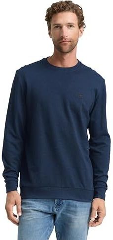 TOM TAILOR - Shirt - Donkerblauw - Lange Mouw - Normale Pasvorm