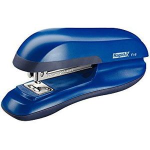 Rapid F16 nietmachine, ergonomisch, 20 vellen, kunststof, Fashion Blisterverpakking Blauw