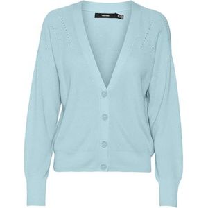 VERO MODA Gebreid vest voor dames, clearwater, S