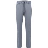 Chino - Grijs - 88% Katoen - Slim Fit - Met Trekkoord