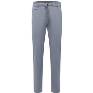 Chino - Grijs - 88% Katoen - Slim Fit - Met Trekkoord