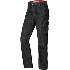 BP 1990 038 unisex Worker Jeans washed van katoen met stretchaandeel black washed, maat 31/32