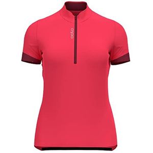 Odlo Dames fietsshirt halve ritssluiting Essential fietsshirt halve ritssluiting