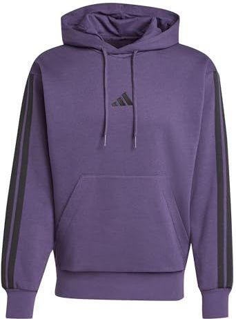 adidas - 3S FL HD - Hoodie - Aurora Plum / Black - Regular Fit