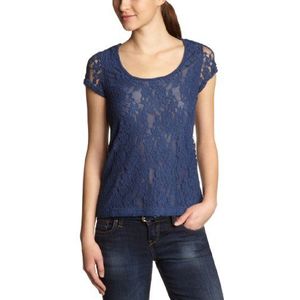 Blend Dames T-Shirt 4800 Regular Fit, blauw (302), 34