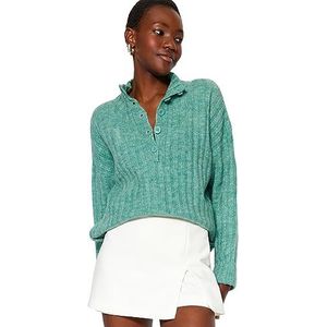 Trendyol Acryl Trui - Groen - Regular S Green, Groen, S