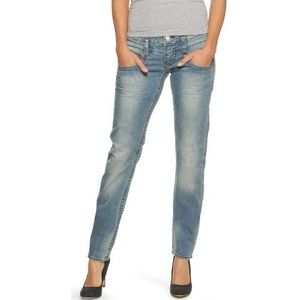 Prachtige damesjeans 5303 D9600 Pitch Denim Powerstretch Skinny/Slim Fit (groen) normale tailleband