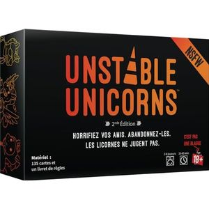 Asmodee Unstable Unicorn NSFW – gezelschapsspel – 21 jaar en ouder – voor 2 tot 8 spelers