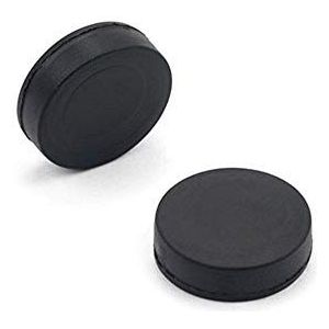Magneet Expert® 20mm dia x 5mm dik rubber gecoate N42 Neodymium magneet - 6,2 kg Pull (Pack van 10)