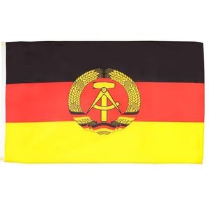 Oost-Duitse vlag 90x60cm - Duitse vlag - DDR 60 x 90 cm - Vlaggen - AZ VLAG