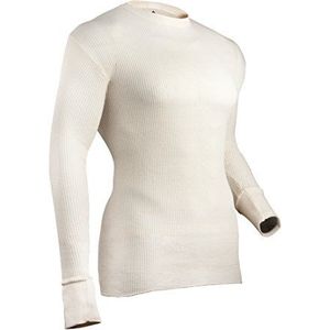INDERA Heren katoen zwaargewicht thermisch shirt (Pack van 1)