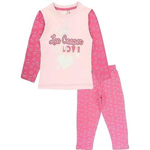 Lee Cooper Pijama meisjes set, Roze, 12 Jaren
