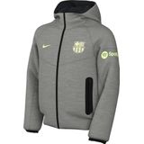 Nike - FC Barcelona Tech Fleece Vest - Grijs Lichtgroen - Katoen/Polyester