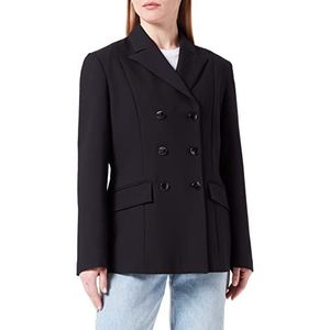 Sisley Womens 2OLVLW00L Jacket, Black 100, 44