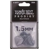 Ernie Ball 1.5 mm Black Multipack Prodigy Picks 6-pack