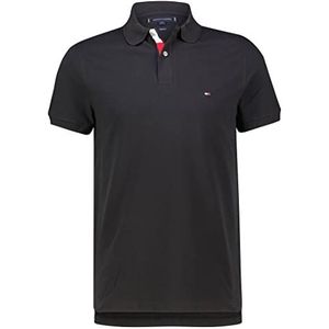 Tommy Hilfiger Heren S/S Polo T-Shirt, zwart, M