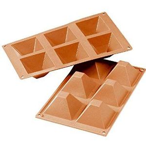 Silikomart - sf 007 piramiden - silicone vorm 71x71 h 40 mm