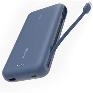Belkin - Draagbare Power Bank - Blauw - 20.000 mAh - 30 W PD - USB-C