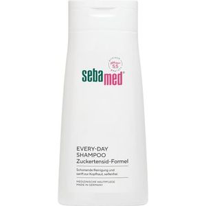 SEBAMED Every-Day Shampoo 400 ml, haarshampoo voor dames en heren, voor dagelijkse haarwas, bijzonder mild door suikertensideformule, meer volume en glans, zonder microplastic, made in Germany