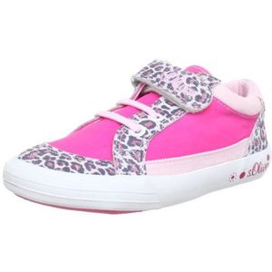 s.Oliver Casual 5-5-34200-20 Sneakers voor kinderen, uniseks, roze luipaard 960, 26 EU