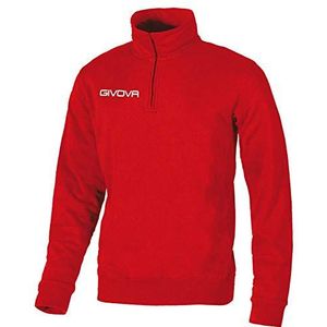 Givova, Technisch overhemd (halve rits), rood, XL