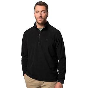JP 1880 Fleece etroyer, buikfit, outdoor, rits, tot 7 XL 834044, zwart, 3XL