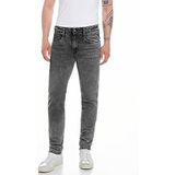 Replay Anbass Hyperflex Original Slim Fit Jeans voor heren, 096, medium grijs, 29W / 32L