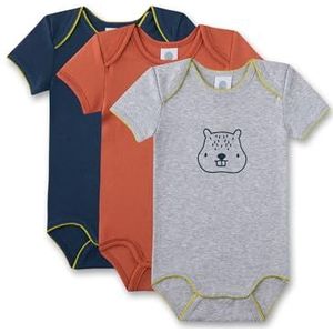 Sanetta 324520 ondergoed, grijs, 68 jongens, Grijs, 68