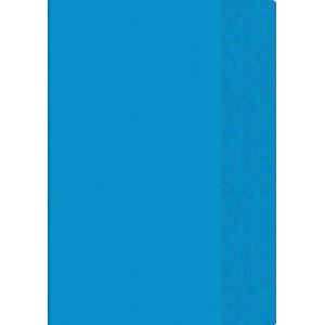 Brunnen 104054430 boekomslag (voor A5 met naamplaatje in de insteekzak, 1 envelop) blauw