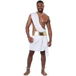 California Costumes Cupido Toga voor mannen, Wit/Goud, L-XL