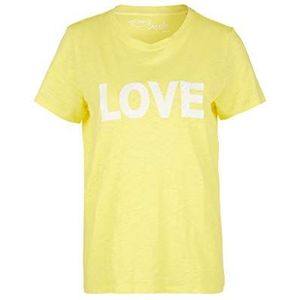 s.Oliver T-shirt voor dames, geel 12d2, 42