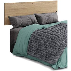 Muebles Pitarch Camila hoofdeinde, spaanplaat van deeltjes en melamine, hoge dichtheid, eiken goud