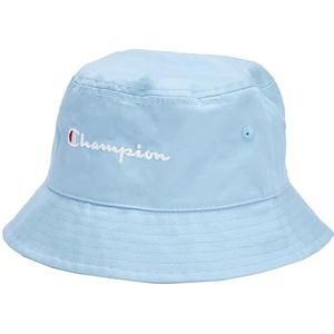 Champion Icons Accessories 805975 Woven Cotton Twill Small Script Logo Vissershoed Hemelsblauw S-M Unisex - Volwassen SS24, Hemelsblauw., S/M