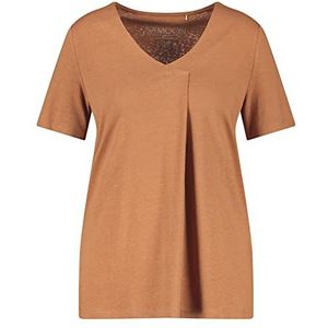 Samoon T-shirt voor dames, Toffee, 42 NL