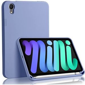 8,3-inch iPad mini hoes, penhouder, schokbestendige siliconen achterkant (Purple)