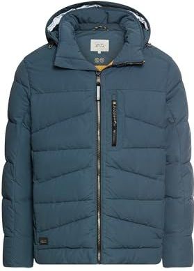 camel active - Blouson - Tinted Blue - Met Afneembare Capuchon