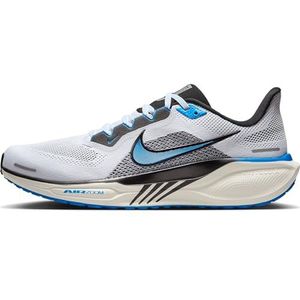 Nike Air Zoom Pegasus 41 Hardloopschoenen voor heren, Witte Foto Blauw Zwart Zeil, 47 EU