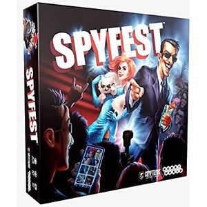Cryptozoic - Spyfest - Standalone spel in de Spyfall serie - Spannend detective bordspel voor jong en oud - Ideaal gezelschapsspel voor grote groepen - Leeftijden 12+ - Voor 4-10 spelers - Engels