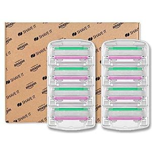 Scheer Het Diverse 4 blade damesscheermes, 8 navulbladen