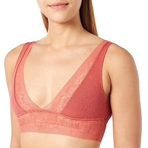 S by sloggi Dames Shadow Top, Candid Orange, XS