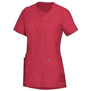 BP Med Tunics 1764-241-0188 Kaack voor Dames - 1/2 Mouwen en V-hals - 49% Katoen, 48% Polyester, 3% Elastaan - Slanke pasvorm - Maat: XS - Kleur: koraal