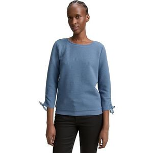 TOM TAILOR Denim Sweatshirt voor dames, 28969 - Dusty Denim Blue, XL
