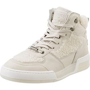 Shabbies Amsterdam Dames SHS1221 Mid Top Nappa Leather voor detail sneakers, 3002, 38 EU