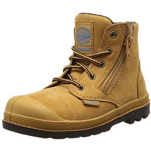 Palladium Hi Lea Gus Bb Baby Wandelschoenen voor baby's, Gele Jaune 832 Amber Gouden Chocolade, 23 EU