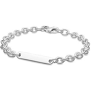 Pandora Graveerarmband met cabarbiner-sluiting voor het achterlaten van een persoonlijke boodschap van sterling zilver, 20 cm, 599523C00-20