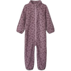 NAME IT Unisex Nmnspektra Fleece Suit AOP Fo sneeuwpak, Mauve Shadows, 86