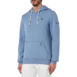 acalmar Heren hoodie 36619070-AC01, blauw melange, M, blauw melange, M